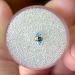 *SOLD* Pupil Hall “Crystalized” Threadless End